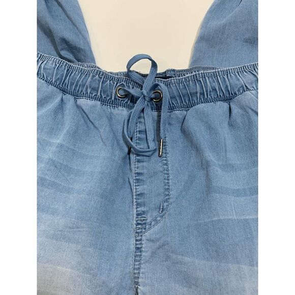 One Republic For All Womens Denim Pants Drawstring Stretch Waist Blue Large - Picture 5 of 9